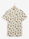 Peanuts Characters Allover Print Woven Button-Up - BoxLunch Exclusive, TANBEIGE, alternate