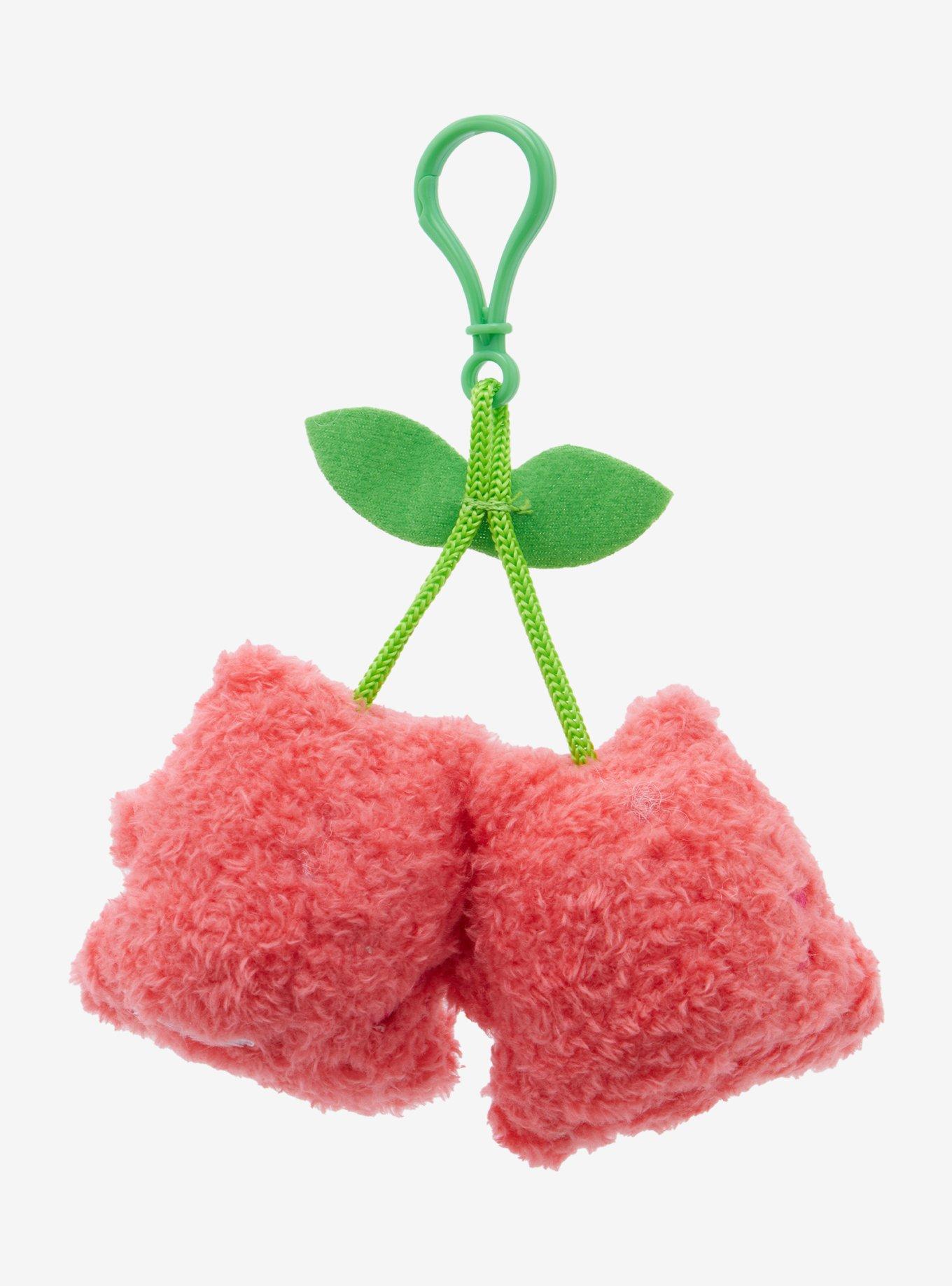 Cuddle Barn Mini Cherry Wawa Frog Plush Key Chain, , alternate