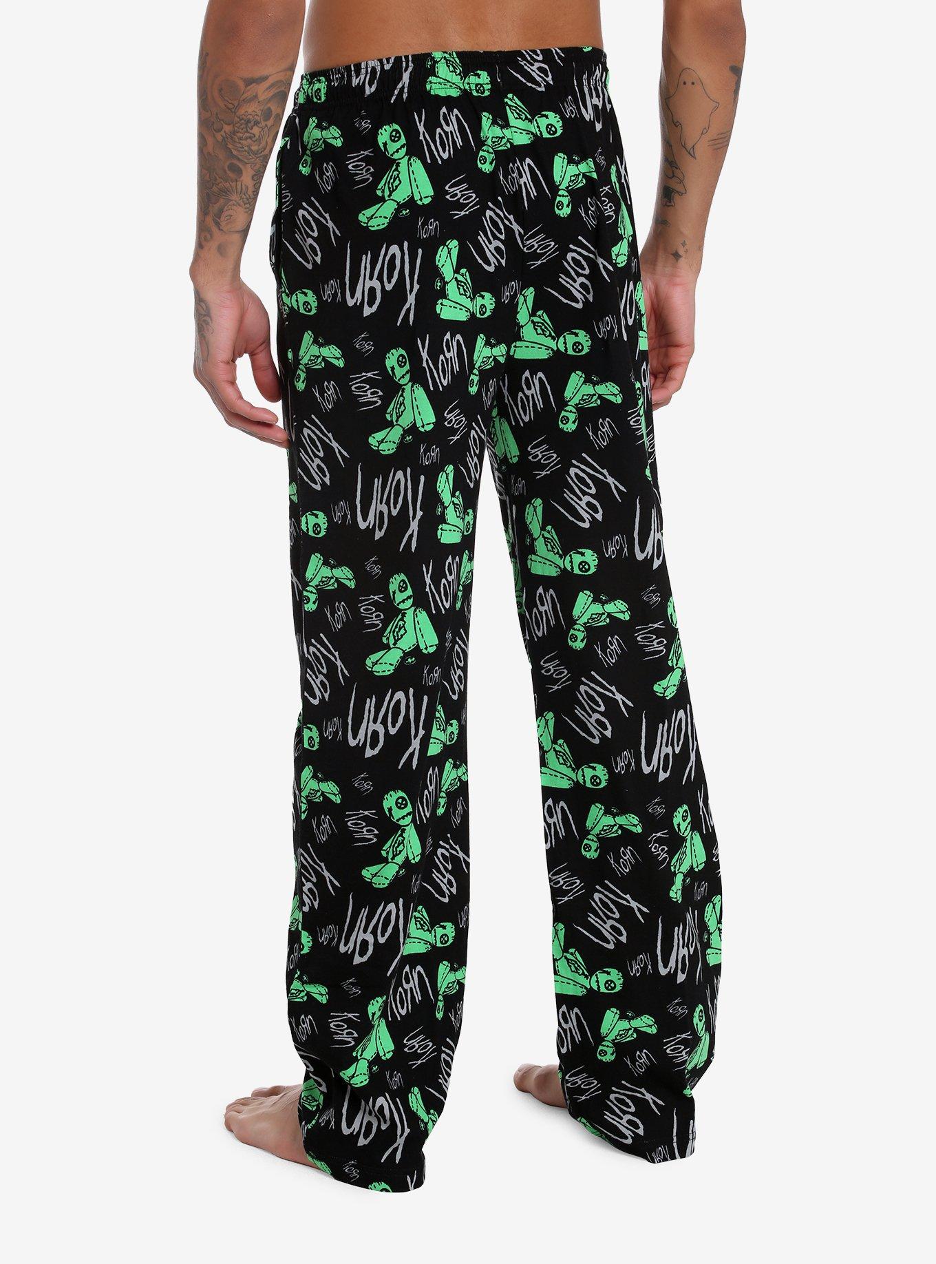 Korn Issues Pajama Pants, BLACK, alternate