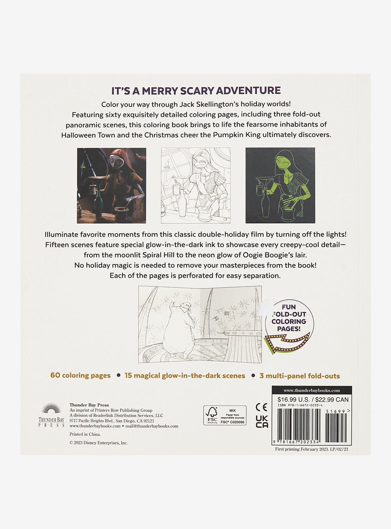 The Nightmare Before Christmas Glow-In-The-Dark Coloring Book, , alternate
