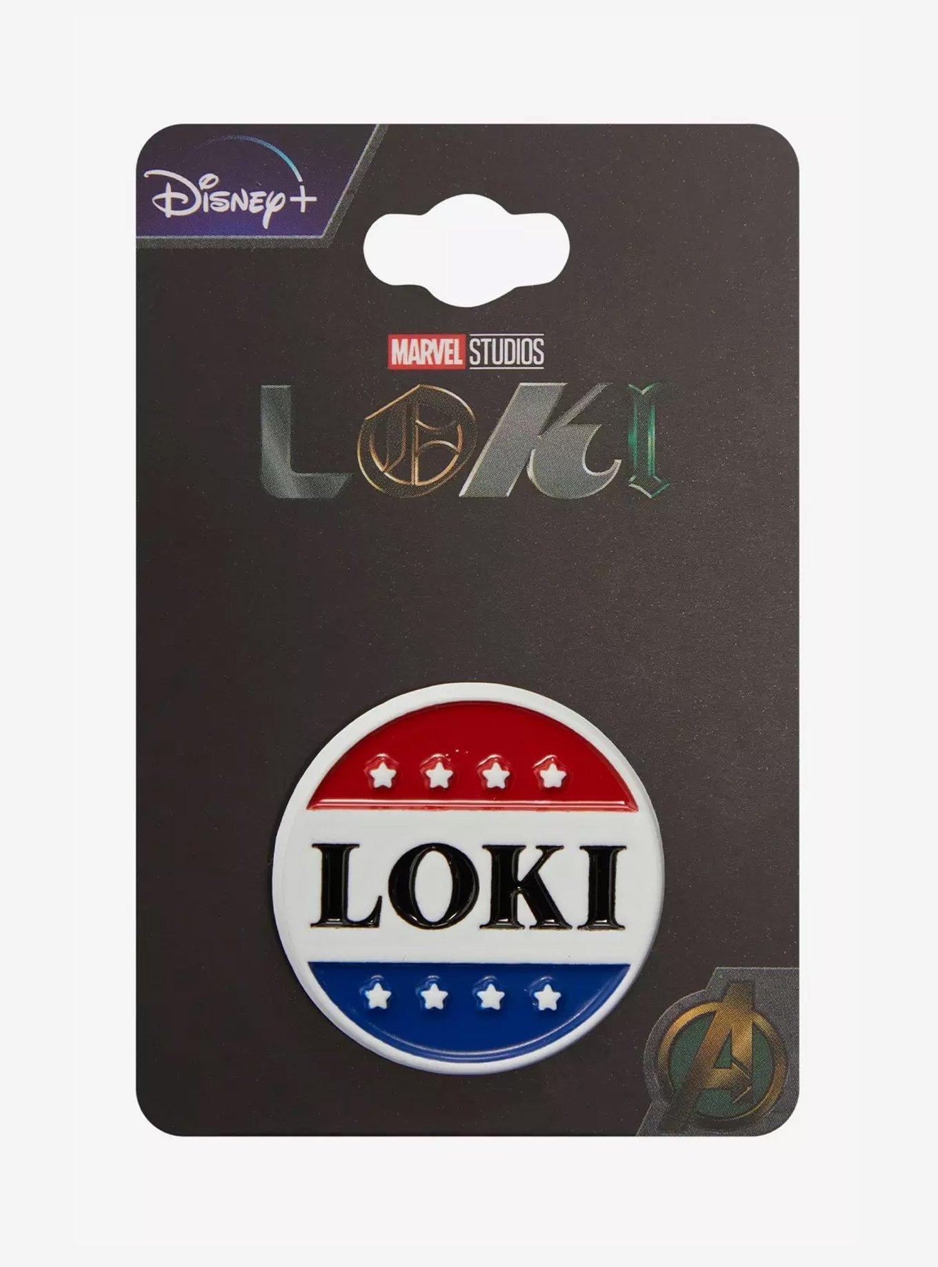 Marvel Loki President Badge Enamel Pin, , alternate