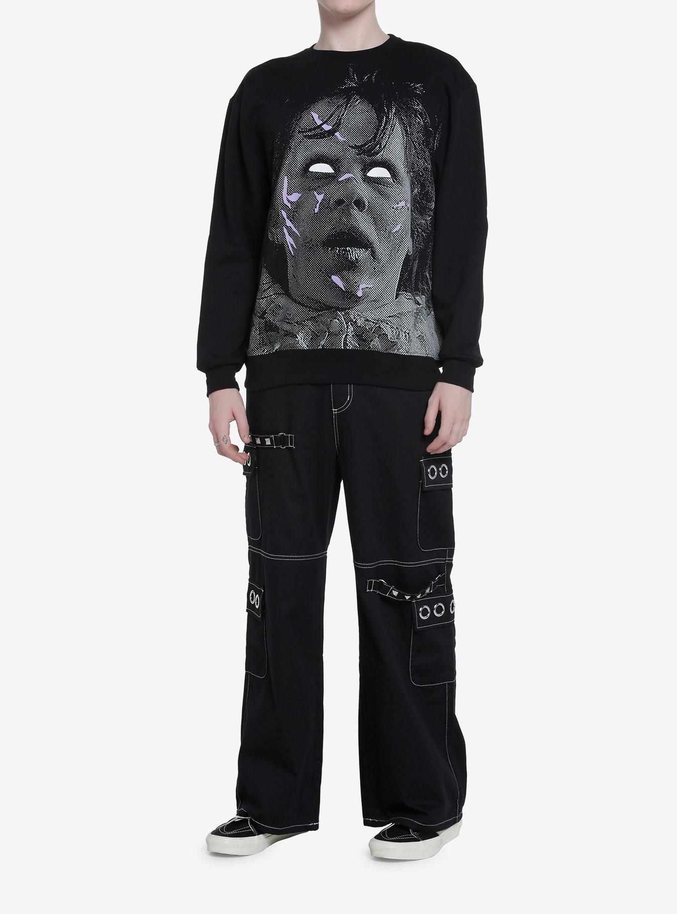 The Exorcist Regan Jumbo Graphic Sweatshirt, BLACK, alternate