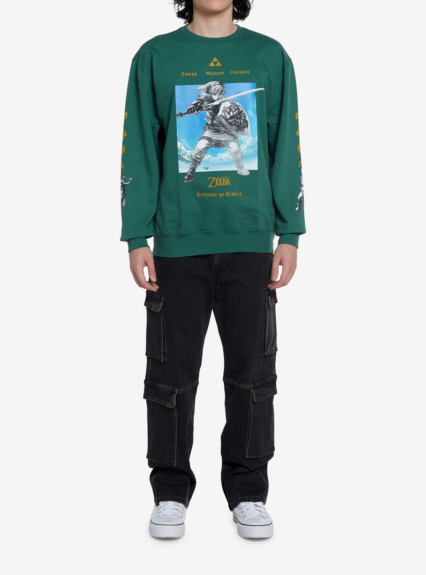 The Legend Of Zelda Link Sweatshirt, GREEN, alternate