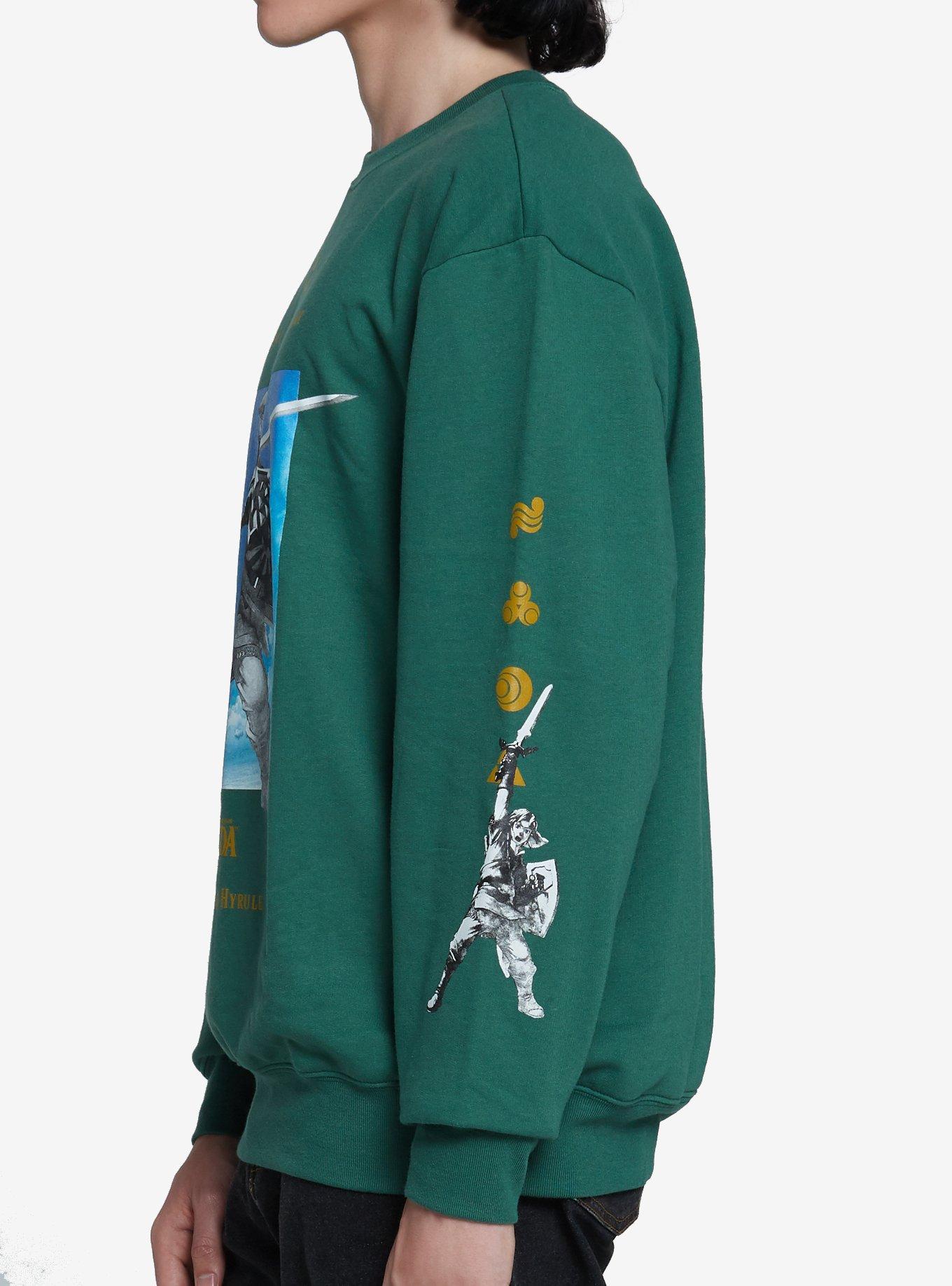 The Legend Of Zelda Link Sweatshirt, GREEN, alternate