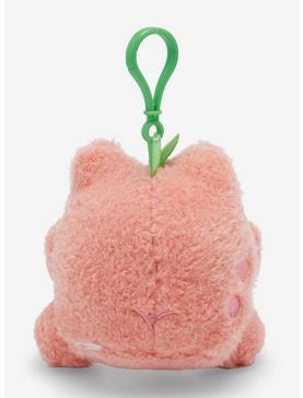 Cuddle Barn Angry Peach Frog Plush Keychain, , hi-res