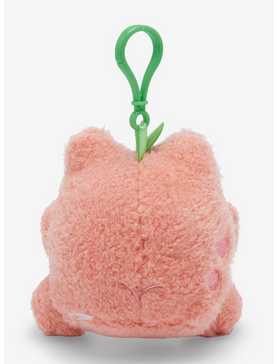 Cuddle Barn Angry Peach Frog Plush Keychain, , hi-res