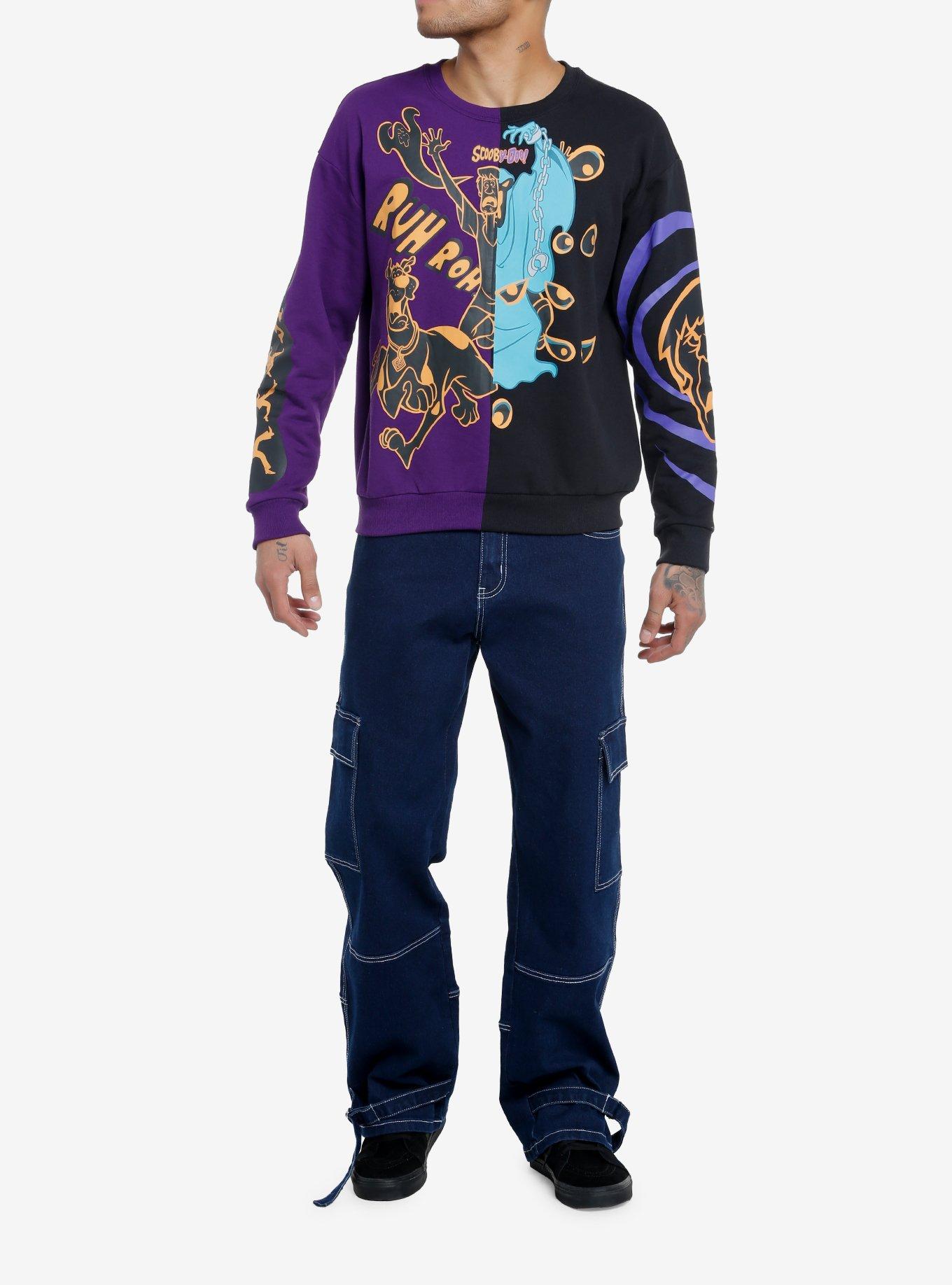 Scooby-Doo! Jumbo Print Split Sweatshirt, MULTI, alternate