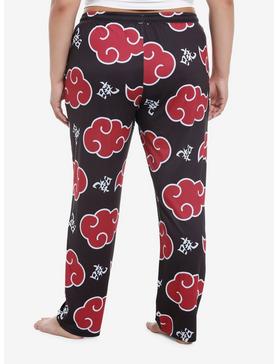 Naruto Shippuden Akatsuki Clouds Girls Pajama Pants Plus Size, , hi-res