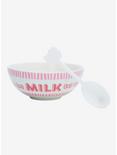Hello Kitty Strawberry Cereal Bowl With Color-Changing Spoon, , alternate