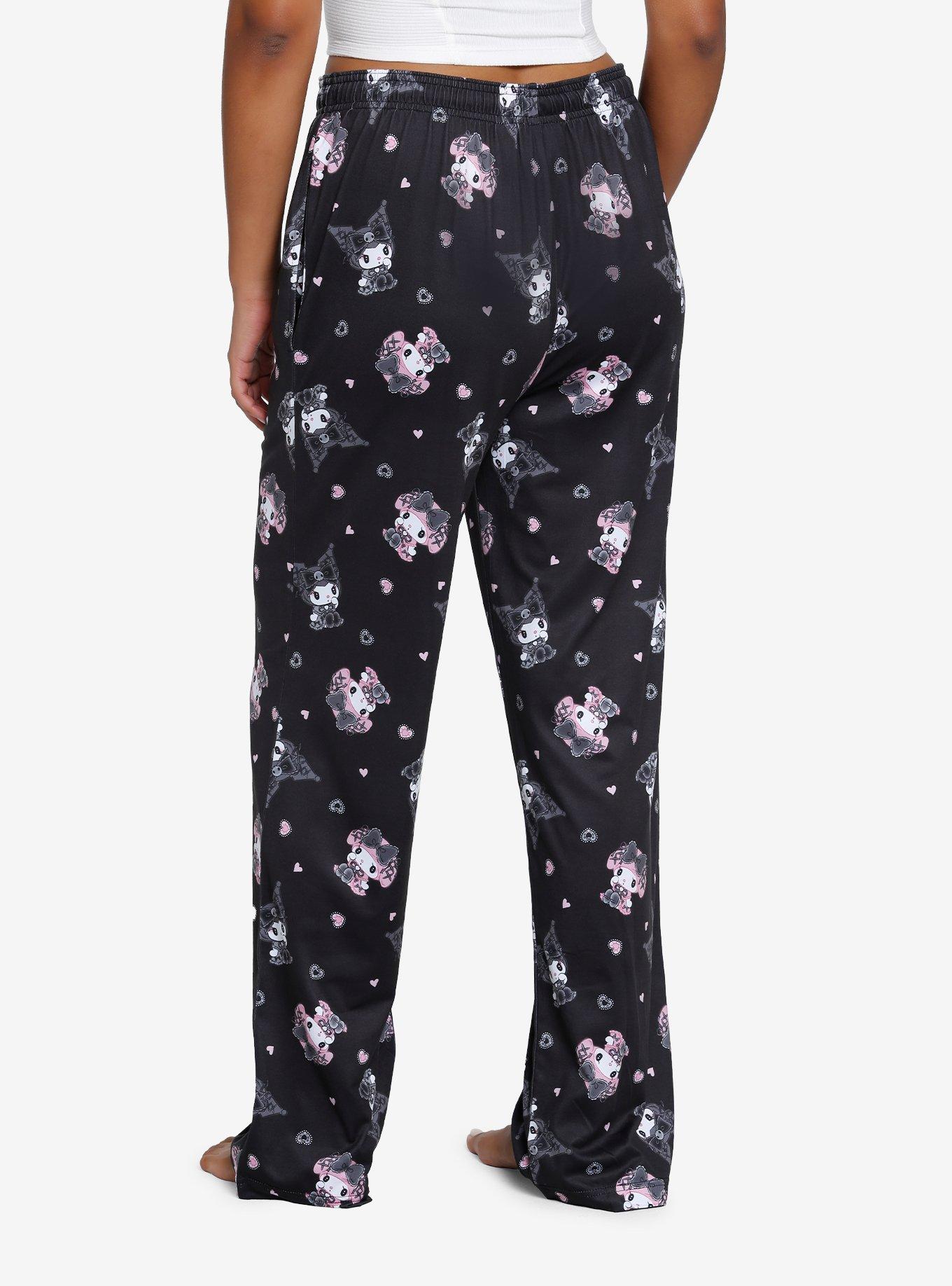 Kuromi My Melody Lolita Pajama Pants Hot Topic