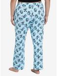 Disney Stitch & Frog Pajama Pants Plus Size, BLUE, alternate