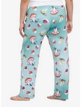 Fairy Frog Mushroom Pajama Pants Plus Size, , hi-res