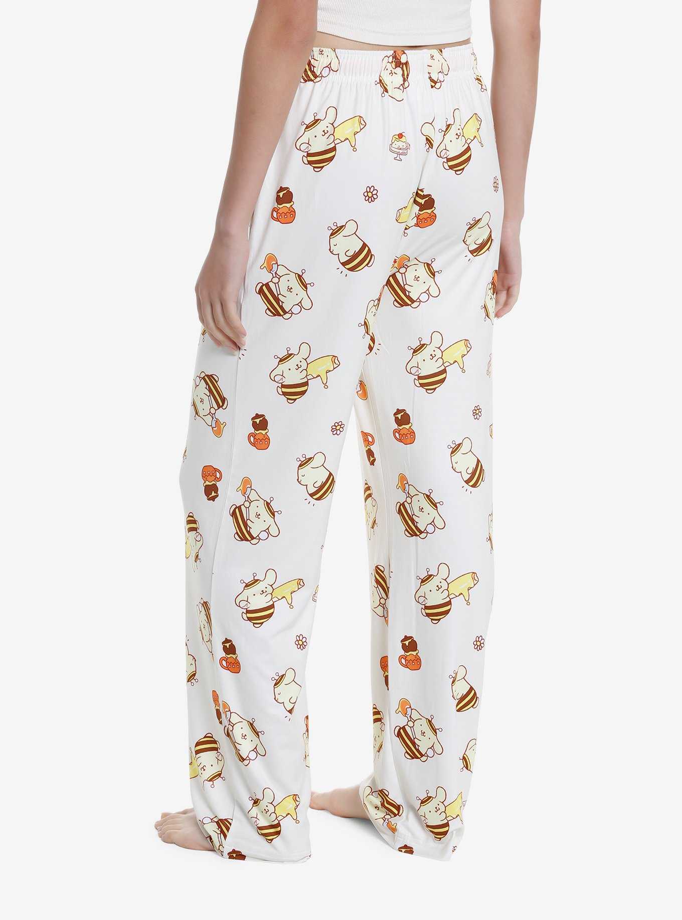 Pompompurin Honeybee Pastries Pajama Pants, , hi-res