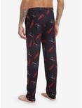 A Nightmare On Elm Street Claws Pajama Pants, BLACK, alternate