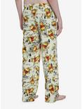Disney Winnie The Pooh Hundred Acre Wood Map Pajama Pants, SAND, alternate