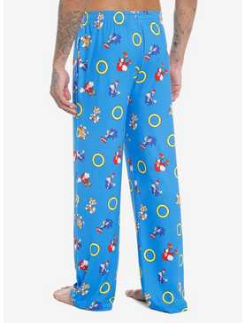 Sonic The Hedgehog Character Rings Pajama Pants, , hi-res