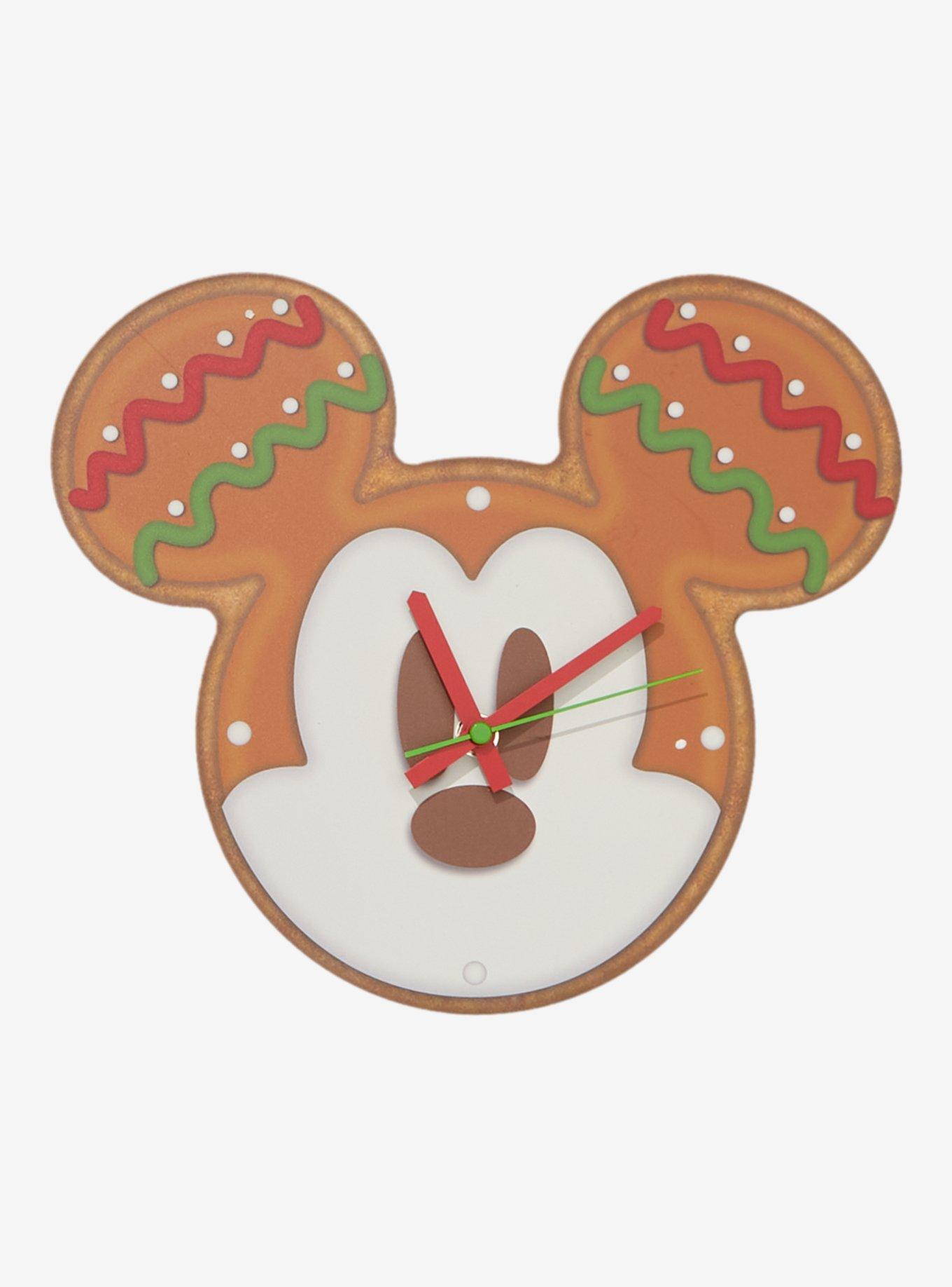Disney Mickey Mouse Gingerbread Wall Clock, , alternate