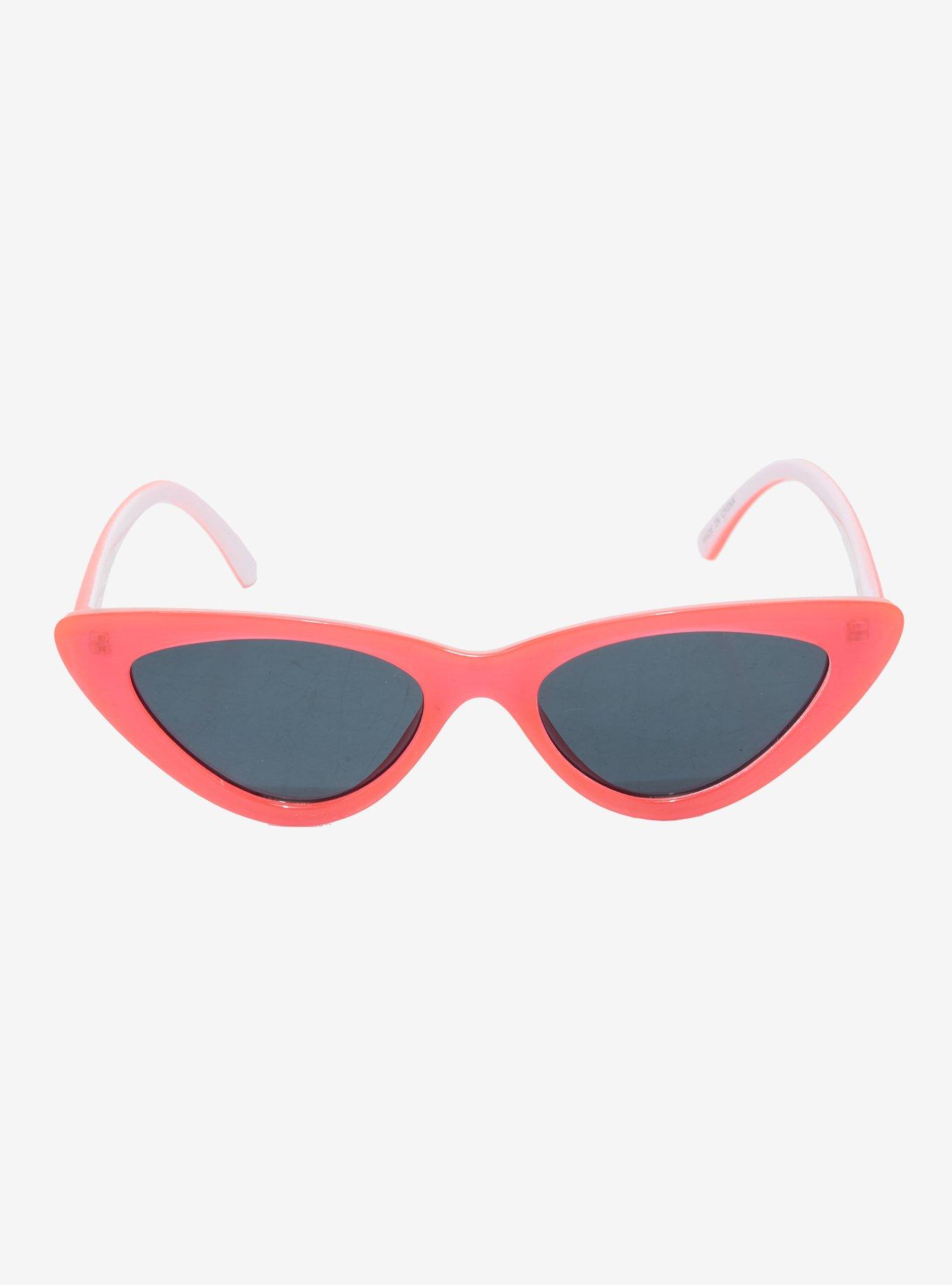 Hot Pink Cat Eye Sunglasses, , alternate