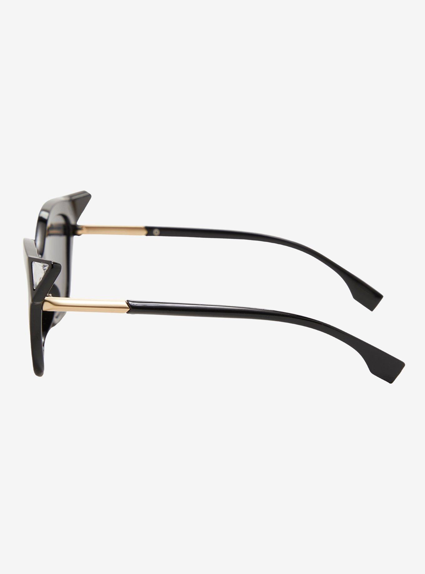 Black Cat Gem Sunglasses, , alternate