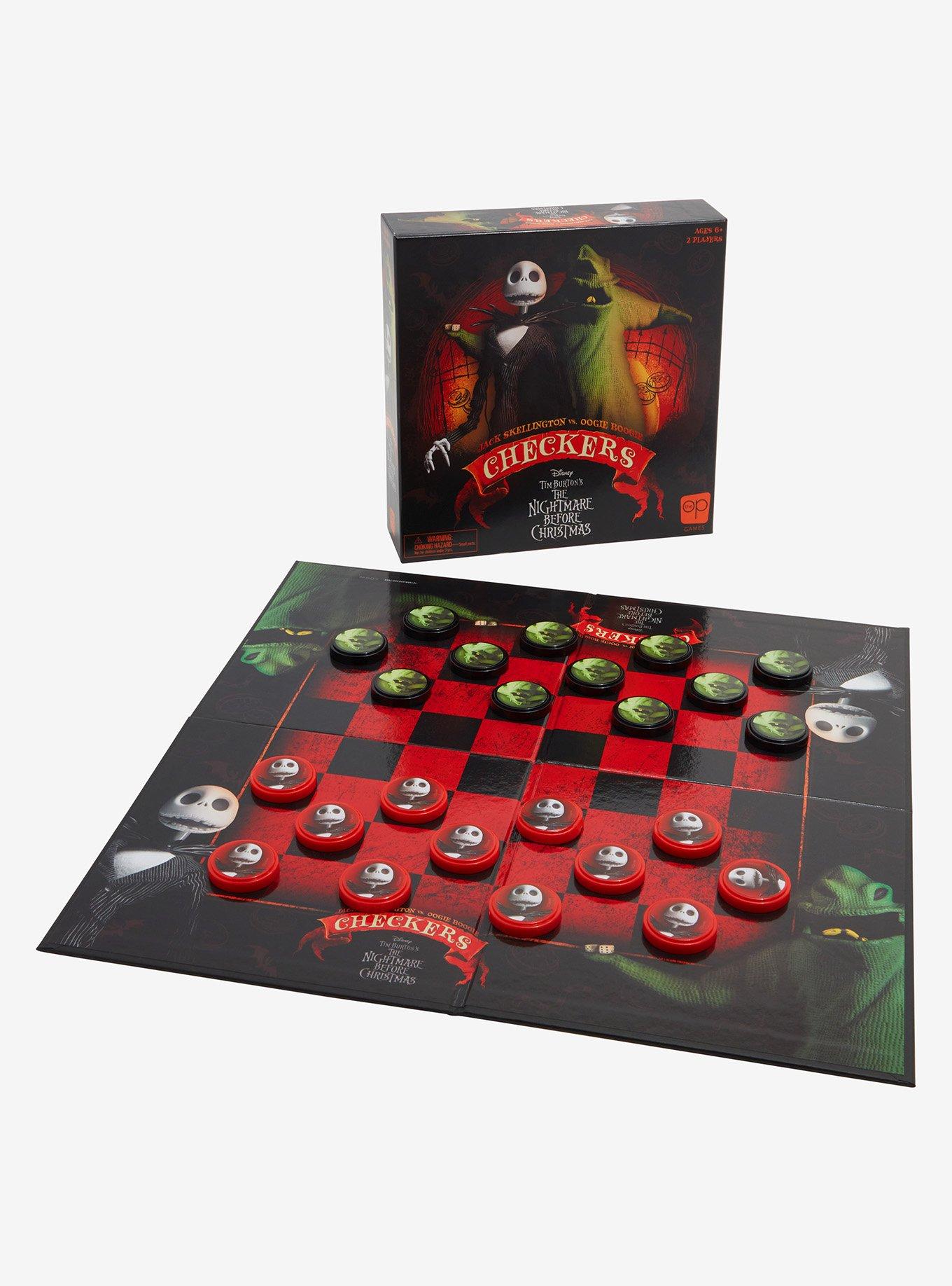 Disney The Nightmare Before Christmas Checkers Board Game, , alternate