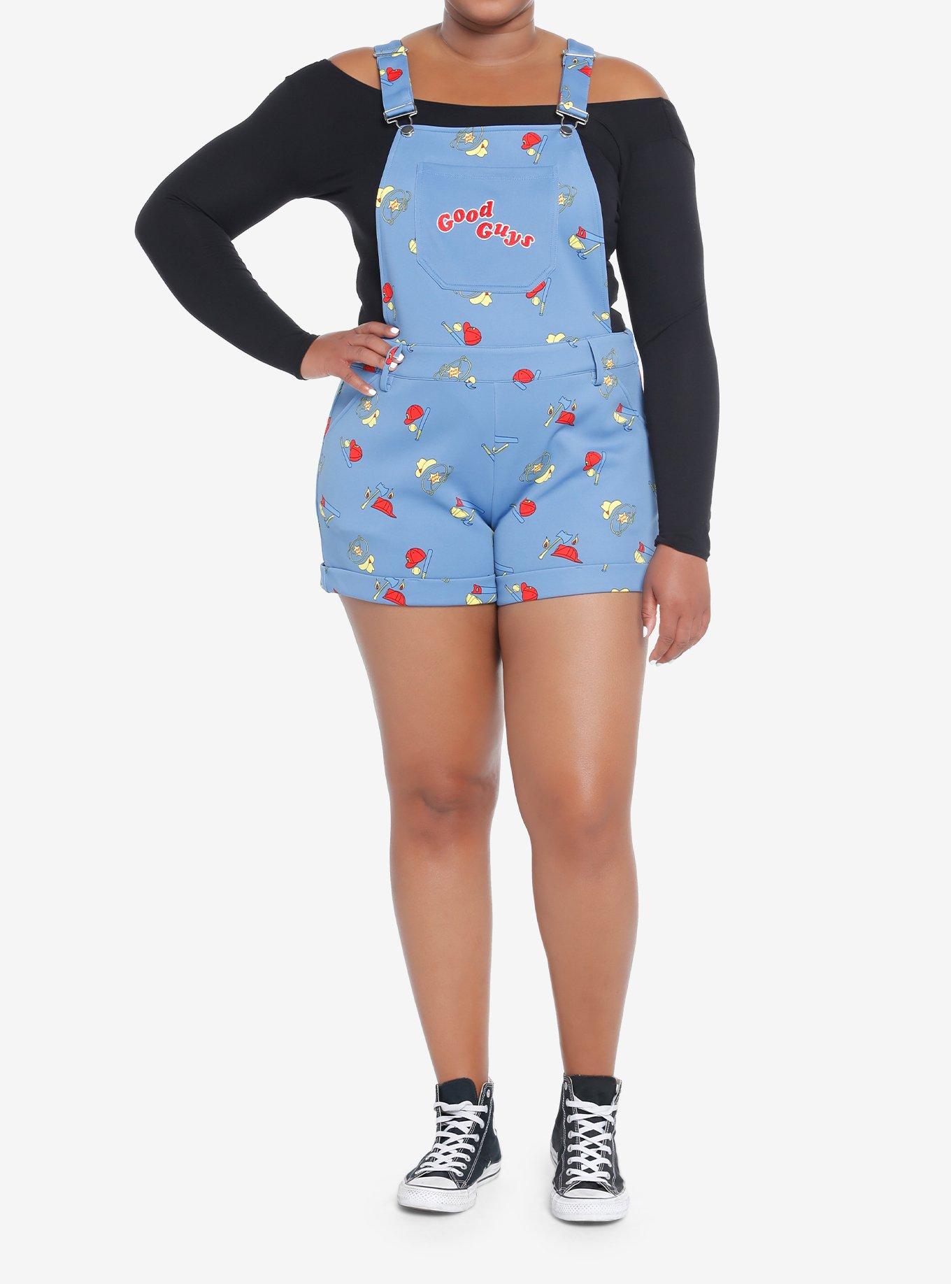 Chucky Good Guys Accessories Scuba Shortalls Plus Size, , hi-res