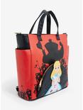 Loungefly Disney Alice in Wonderland Queen of Hearts Convertible Tote Bag, , alternate