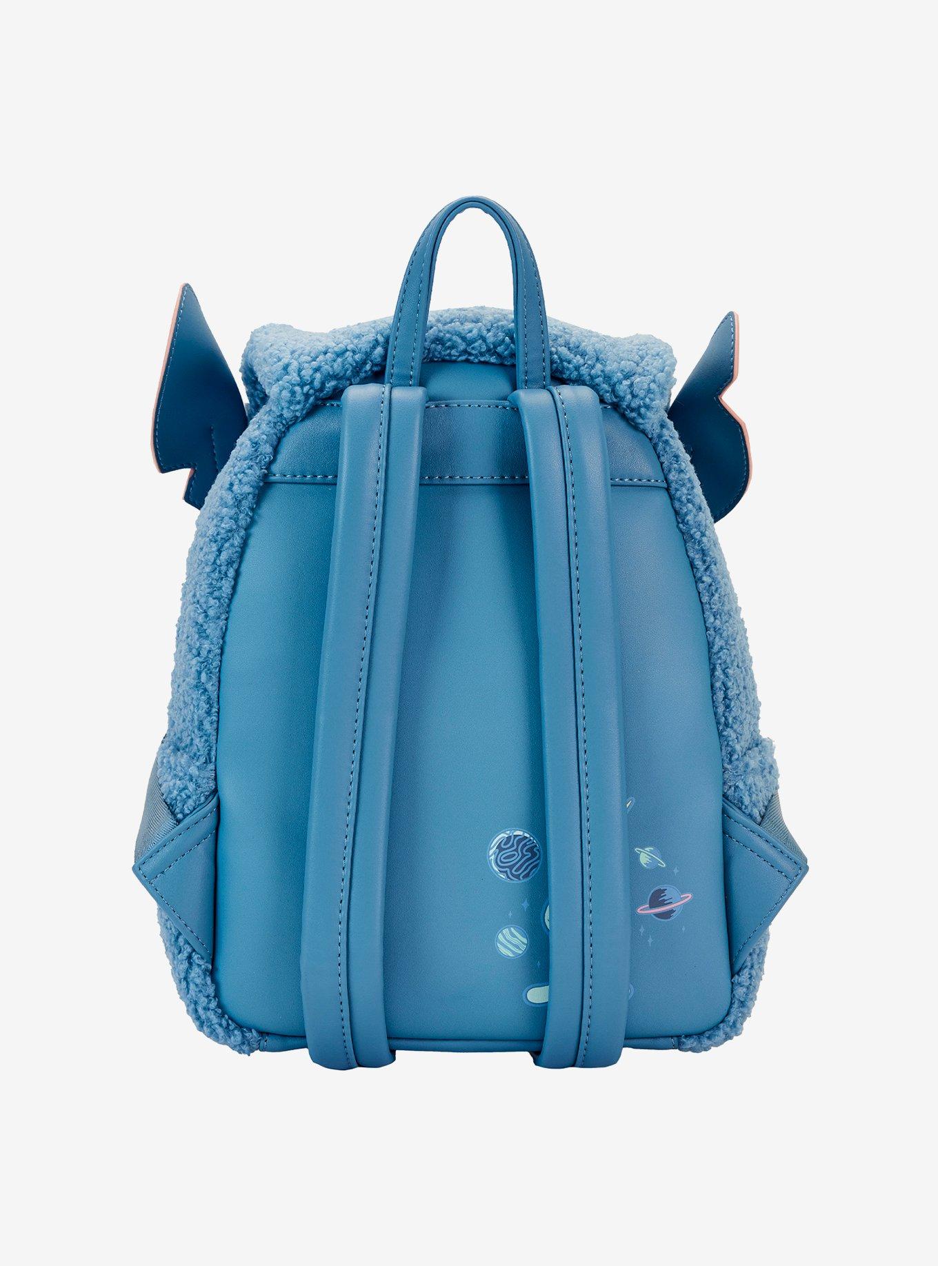 Loungefly Disney Lilo & Stitch Plush Stitch Mini Backpack, , alternate