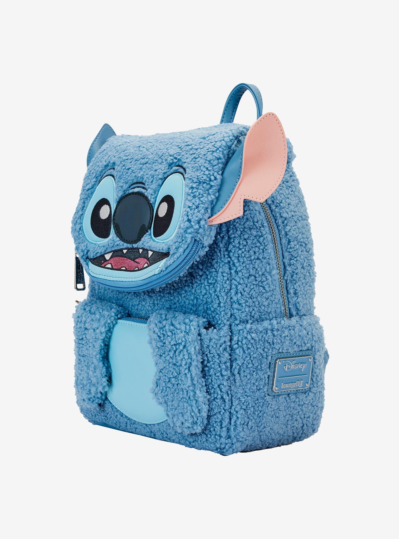 Loungefly Disney Lilo & Stitch Plush Stitch Mini Backpack, , alternate