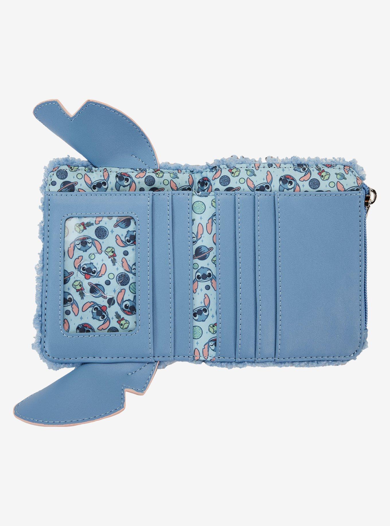 Loungefly Disney Lilo & Stitch Plush Stitch Mini Wallet, , alternate