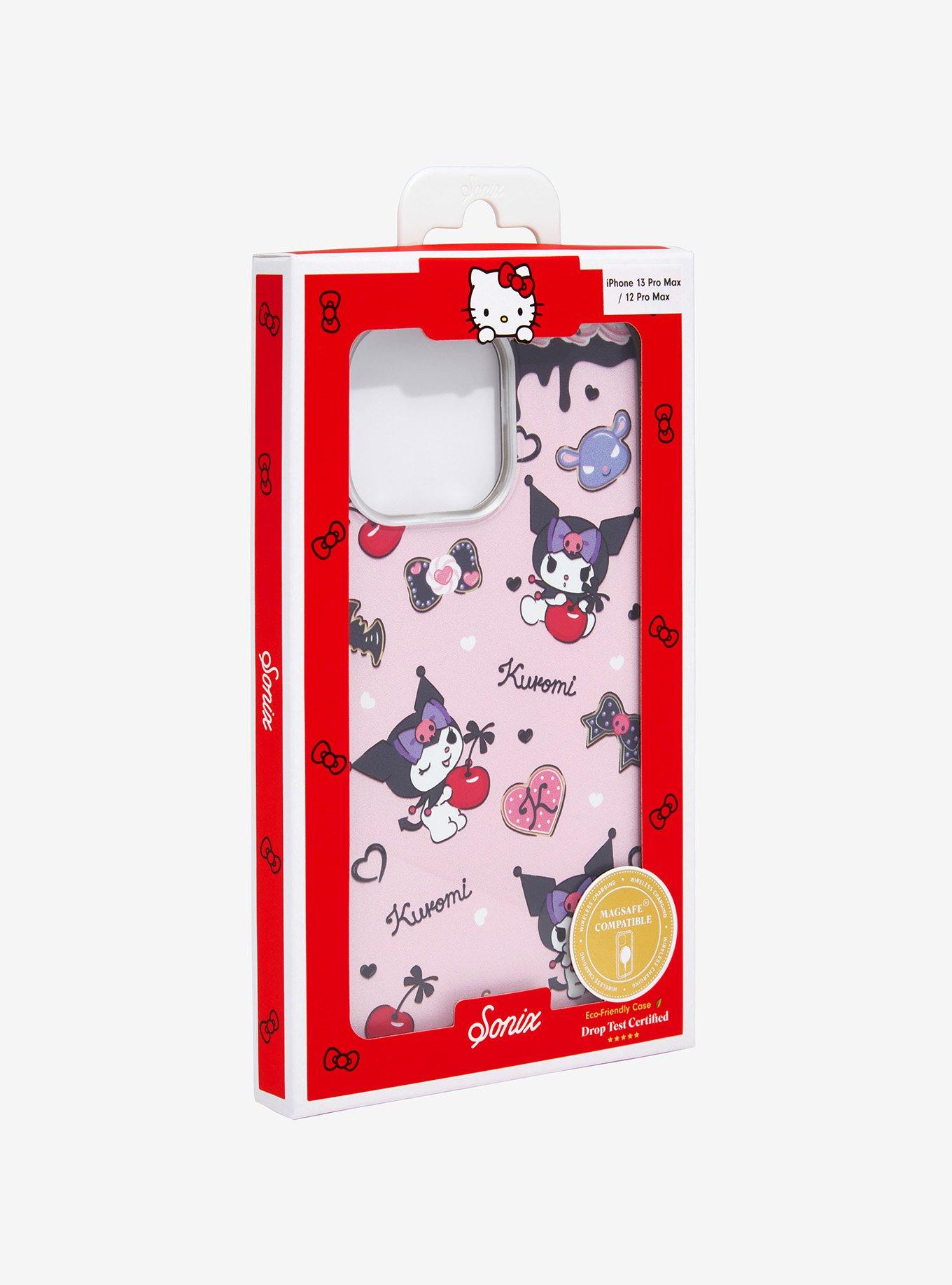 Sanrio Kuromi Cherry Allover Print Phone Case, , alternate