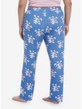 Cinnamoroll Unicorns Girls Pajama Pants Plus Size, BLUE, alternate