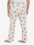 Pompompurin Honeybee Pastries Girls Pajama Pants Plus Size, SAND, alternate