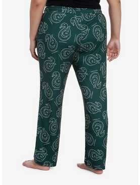 Harry Potter Slytherin Mascot Girls Pajama Pants Plus Size, , hi-res