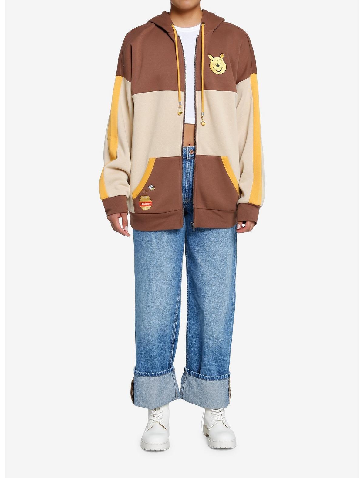 Disney Winnie The Pooh Ears Color-Block Oversized Hoodie, MULTI, alternate