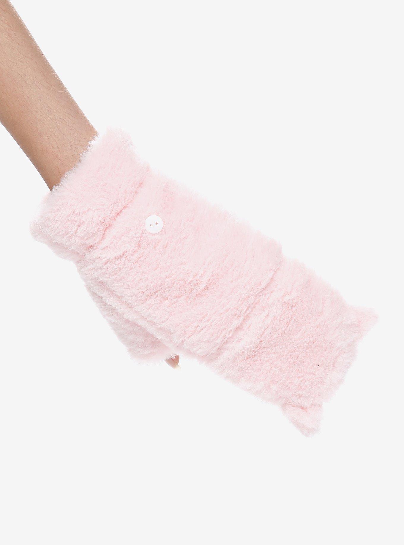 Cat Pink Plush Glommets, , alternate