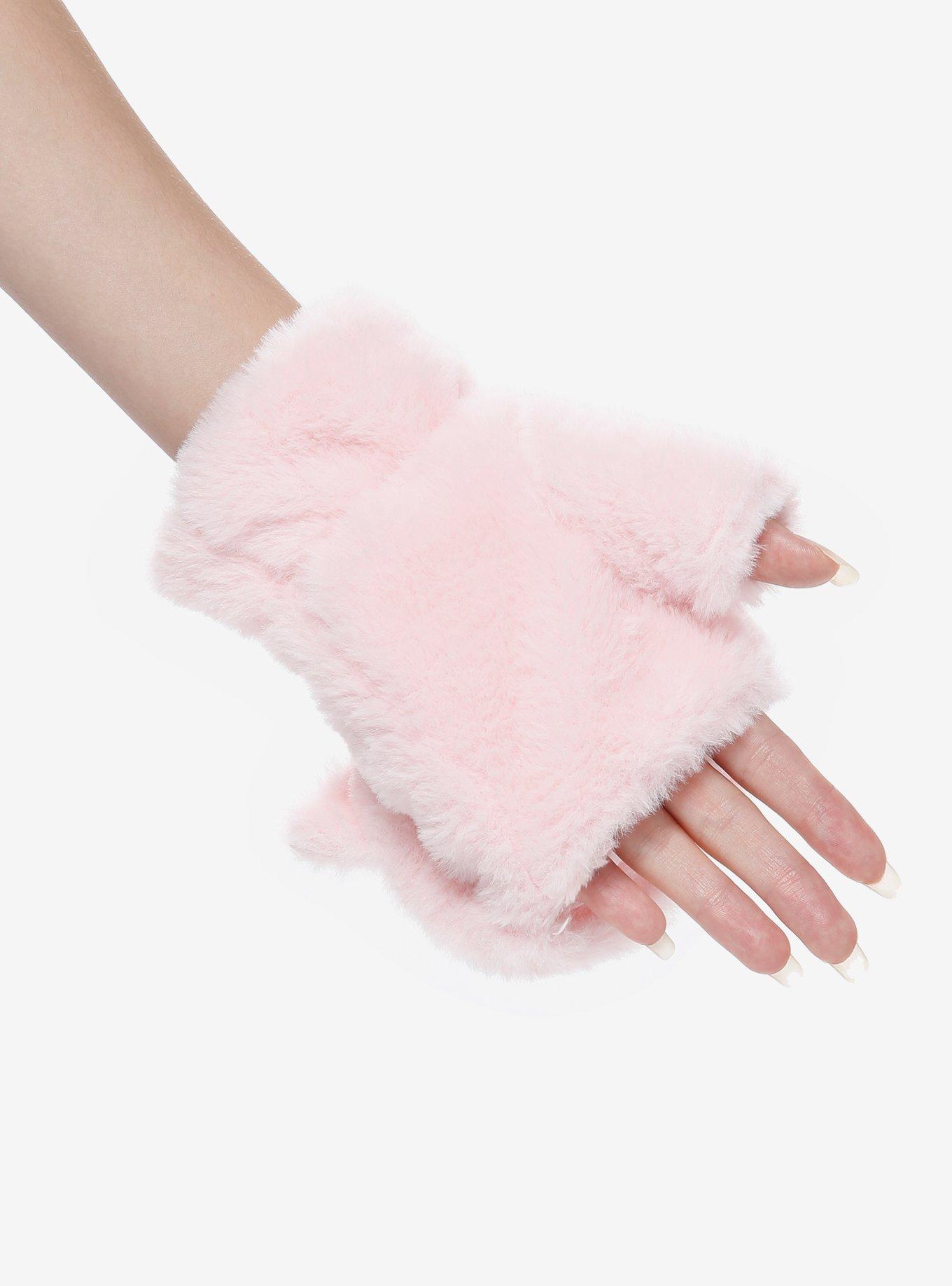 Cat Pink Plush Glommets, , alternate
