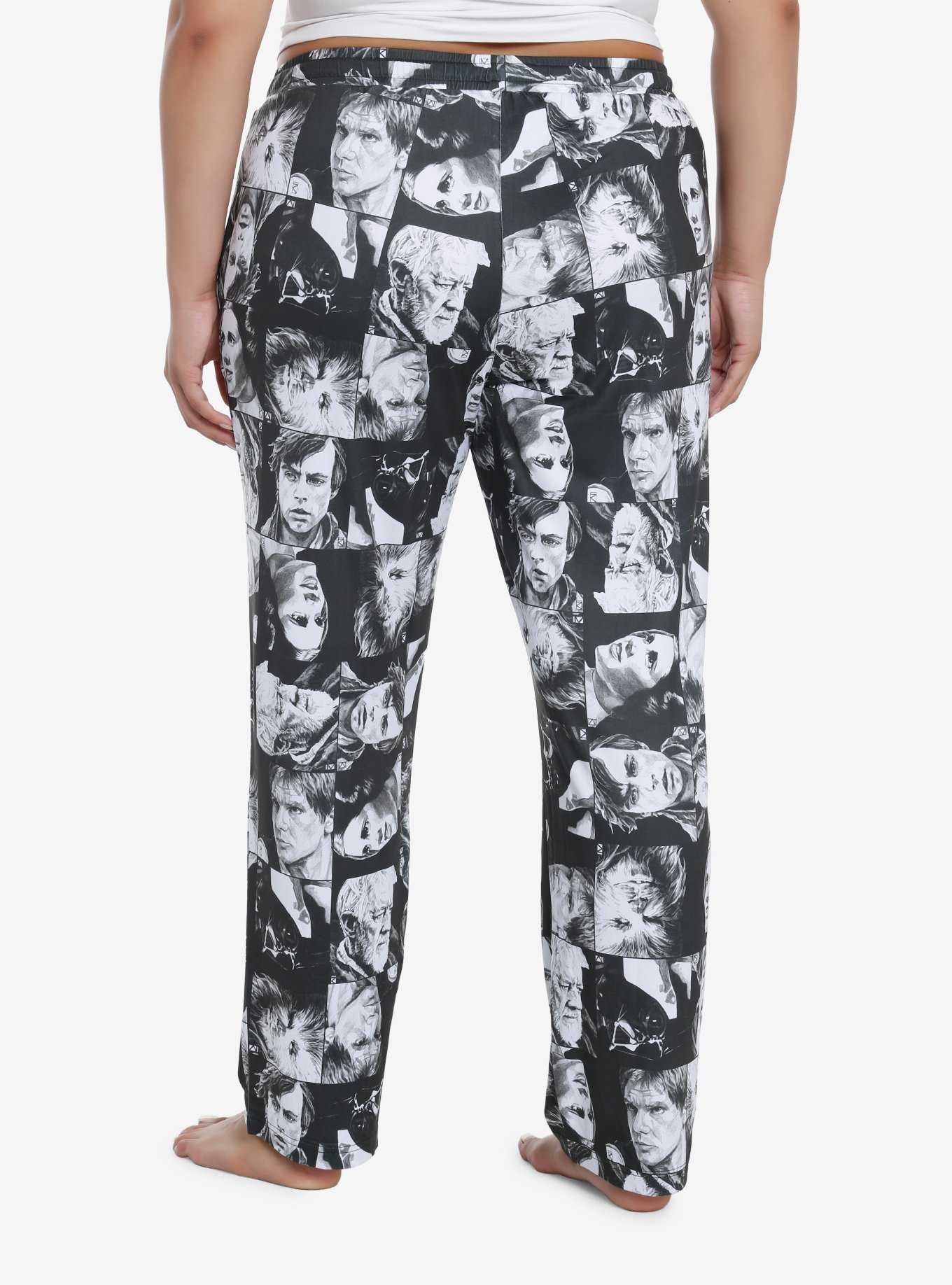 Star Wars Collage Girls Pajama Pants Plus Size, , hi-res