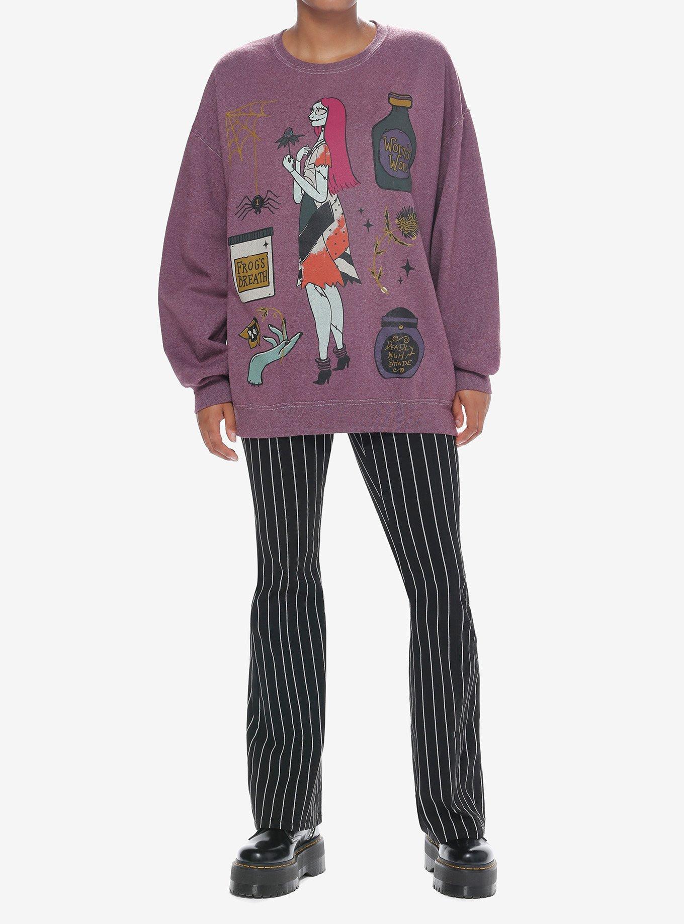 The Nightmare Before Christmas Sally Potions Girls Oversized Sweatshirt, MULTI, alternate - view 2