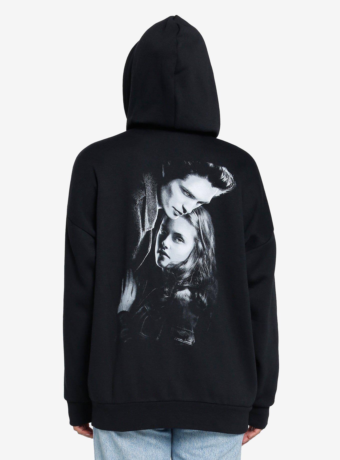 Twilight Logo Edward & Bella Girls Hoodie, WHITE, alternate