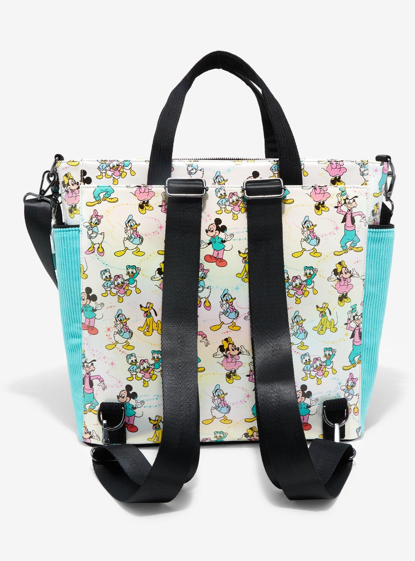 Loungefly Disney Mickey & Friends Allover Print Convertible Tote Bag, , alternate