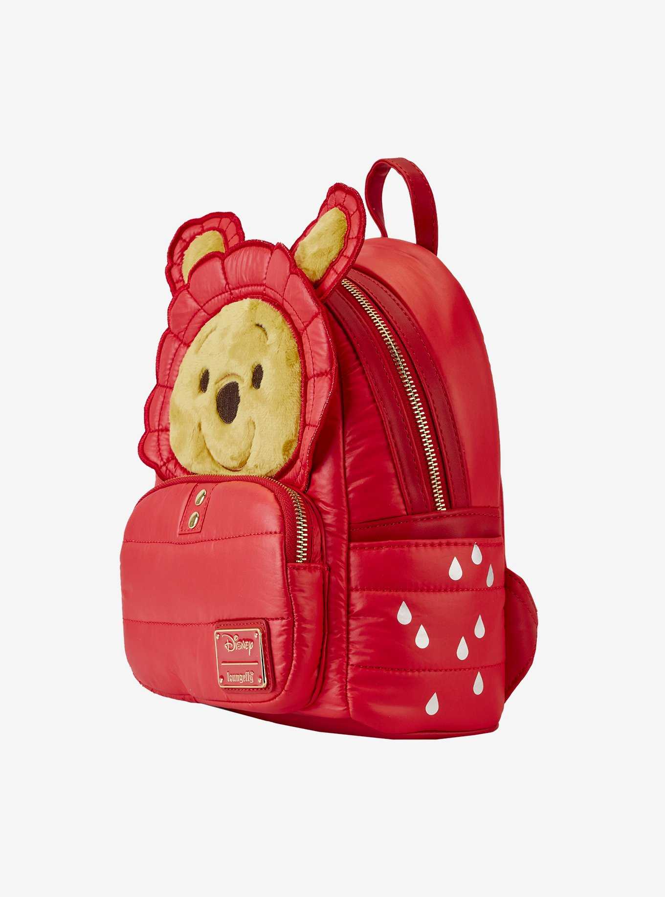 Loungefly Disney Winnie the Pooh Puffer Jacket Pooh Bear Figural Mini Backpack, , hi-res