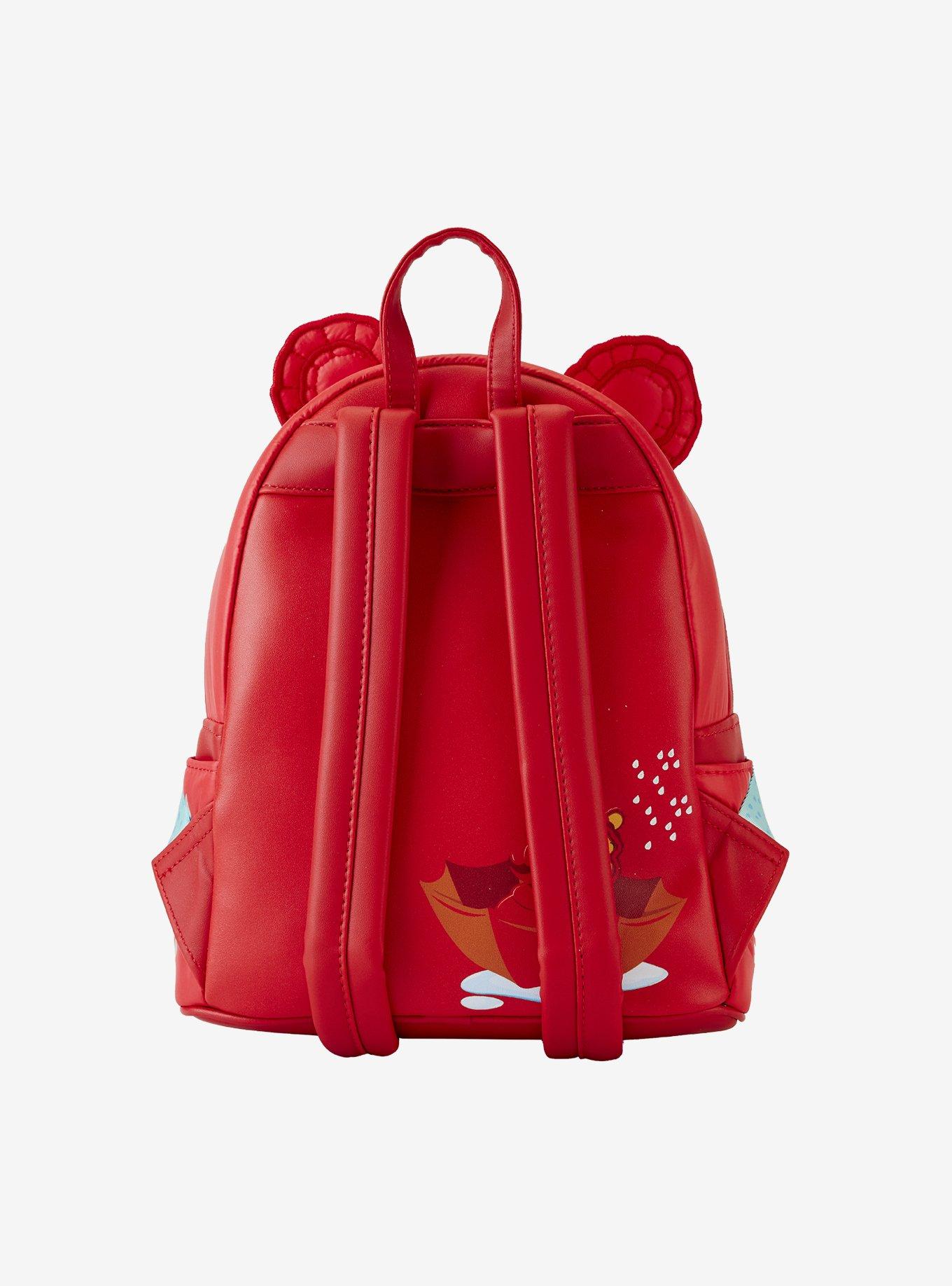 Loungefly Disney Winnie the Pooh Puffer Jacket Pooh Bear Figural Mini Backpack