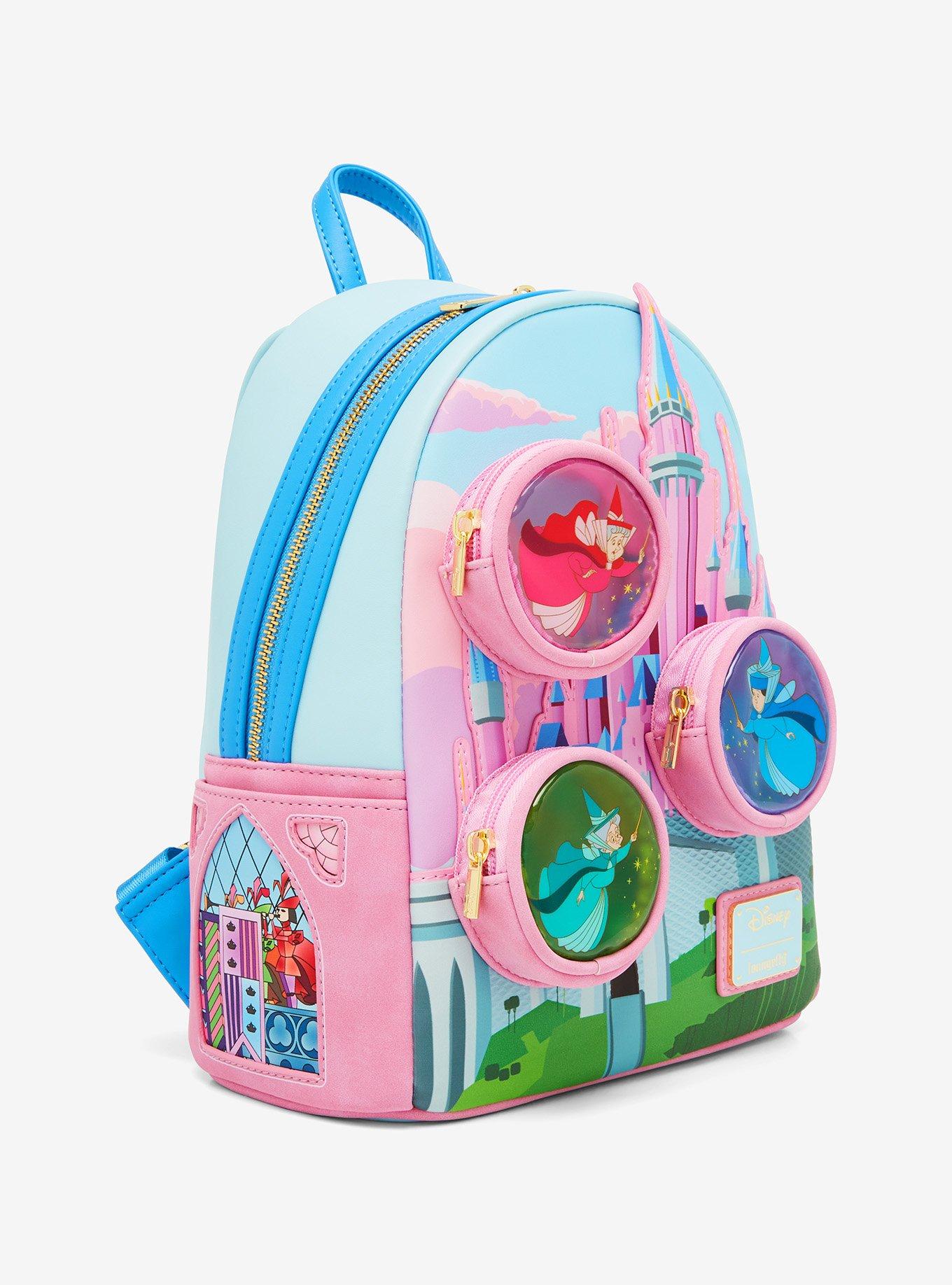 Loungefly Disney Sleeping Beauty Fairy Bubbles Mini Backpack, , alternate