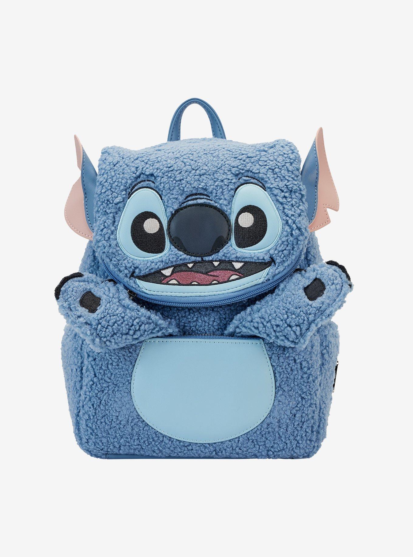 Loungefly Disney Lilo & Stitch Fluffy Stitch Figural Mini Backpack, , alternate