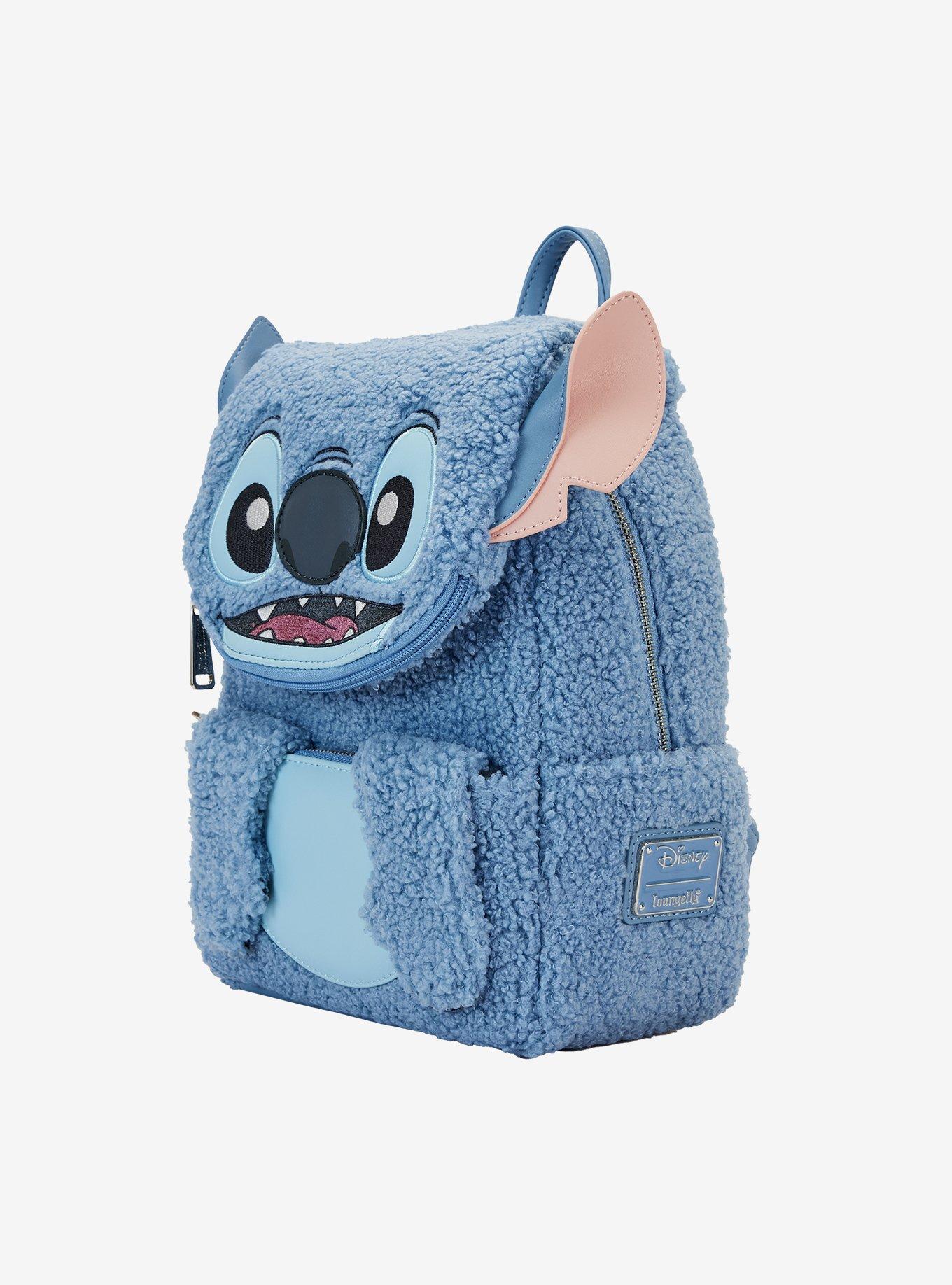 Loungefly Disney Lilo & Stitch Fluffy Stitch Figural Mini Backpack, , alternate