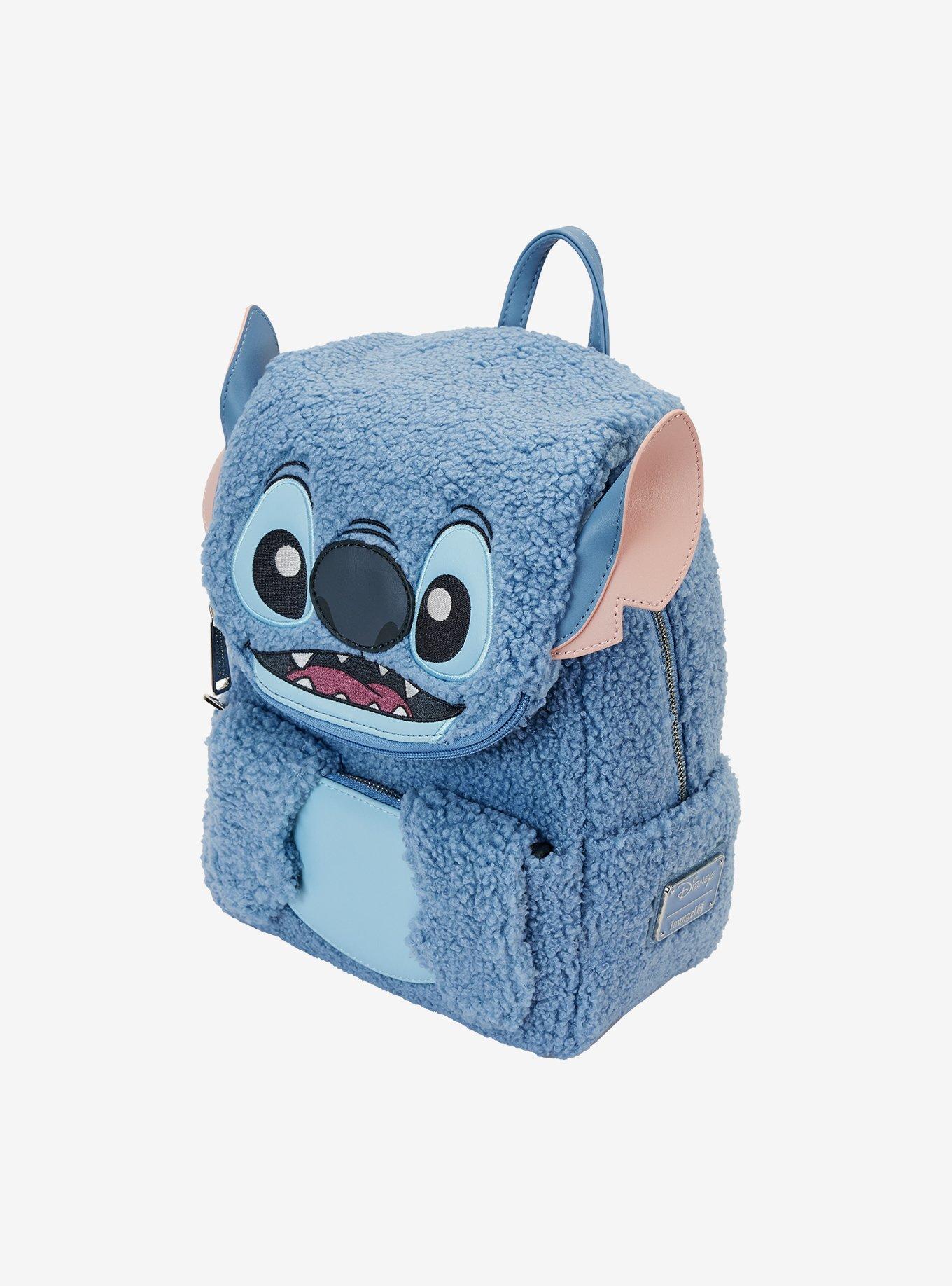 Loungefly Disney Lilo & Stitch Fluffy Stitch Figural Mini Backpack, , alternate