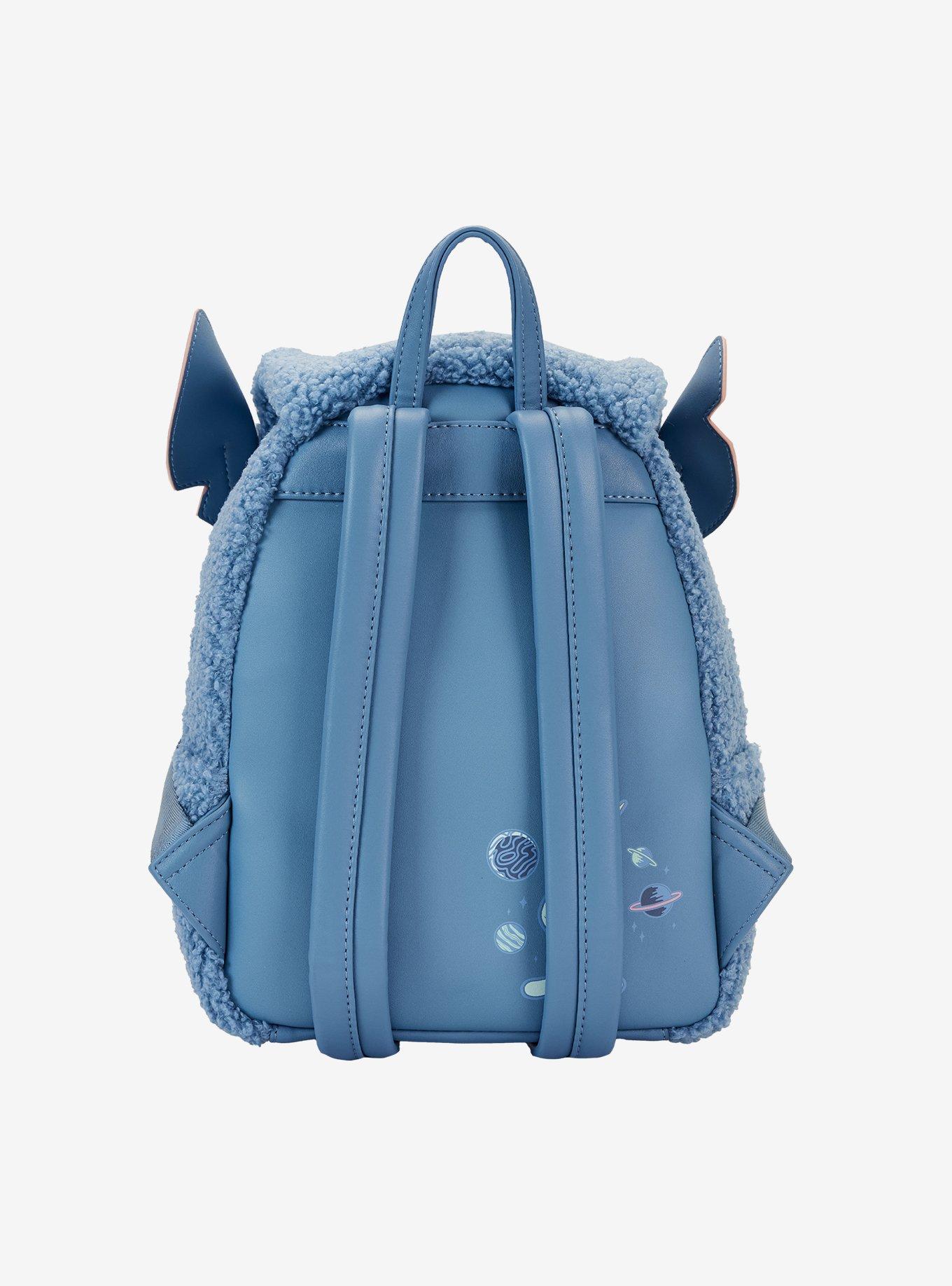 Loungefly Disney Lilo & Stitch Fluffy Stitch Figural Mini Backpack, , alternate