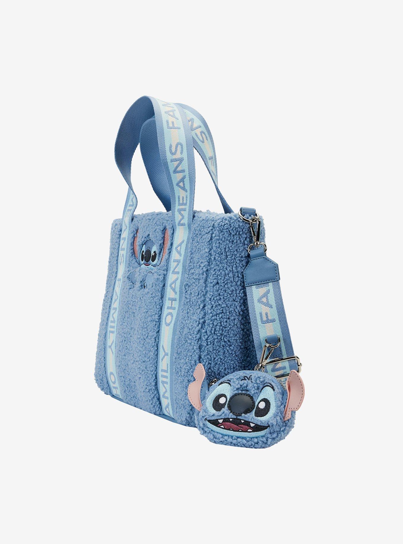 Loungefly Disney Lilo & Stitch Sherpa Tote Bag, , alternate