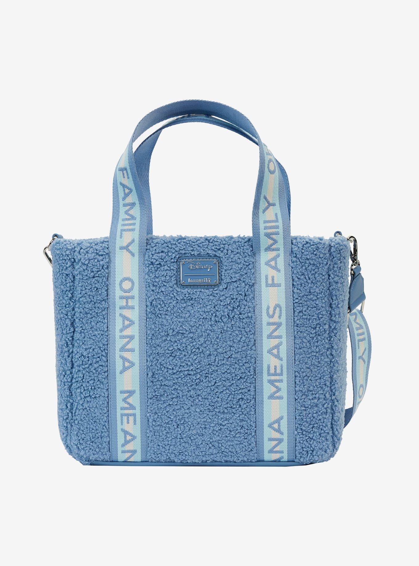 Loungefly Disney Lilo & Stitch Sherpa Tote Bag, , alternate