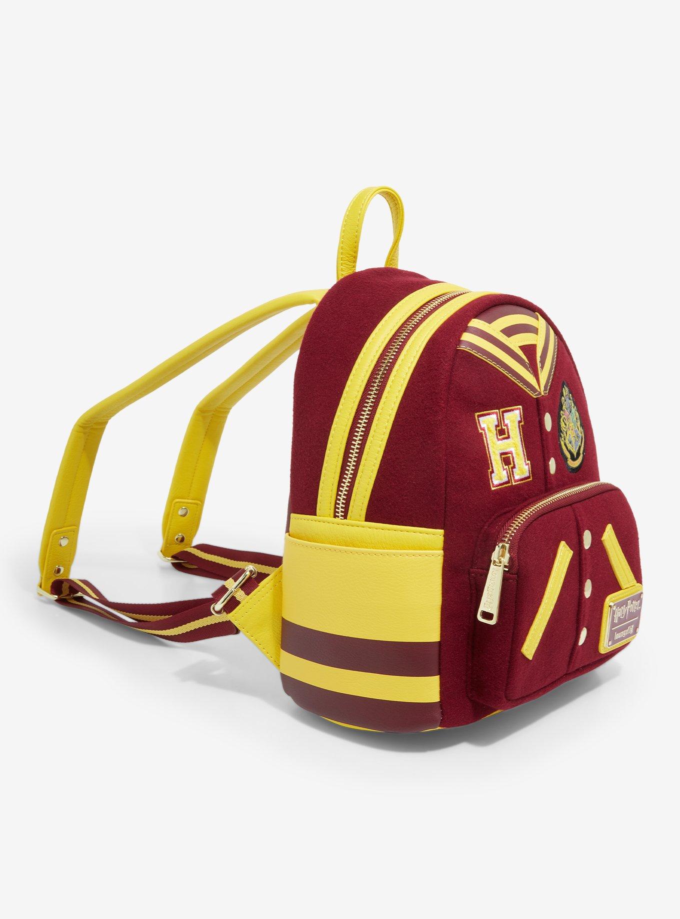 Loungefly Harry Potter Hogwarts Varsity Jacket Mini Backpack, , alternate